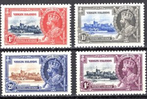 VIRGIN ISLANDS 69-72  MINT LIGHT HINGE  SHERWOOD STAMP  A2