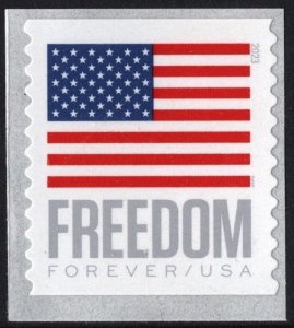 SC#5789a (Forever) Freedom U.S. Flag Coil Single: BCA, 3K Roll (2023) SA