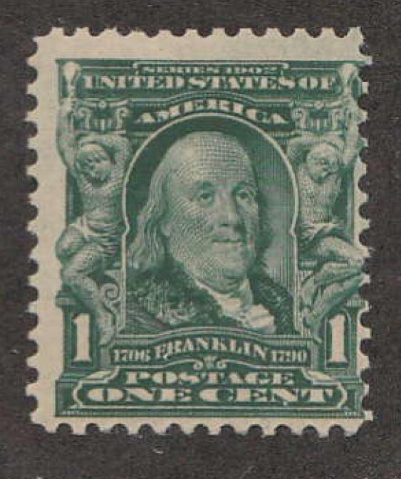 U.S. Scott #300 Franklin Stamp - Mint NH Single