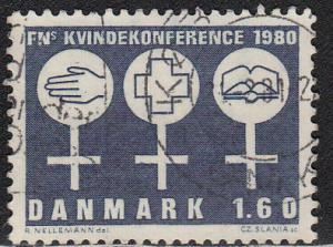 Denmark #663  Used