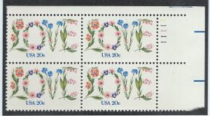 UNITED STATES SC# 1951 PL#11111 B/4 FVF/MNH 1982