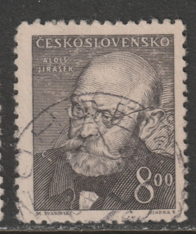 1949 Czech Rep - Sc 379 - used VF - 1 single - Alois Jirasek