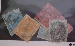 ITALY STAMP #24/32 cat.$57.00 USED 10 DIFF.