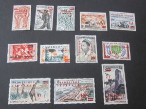 France 1961 Sc 343-51,C38-40 MNH