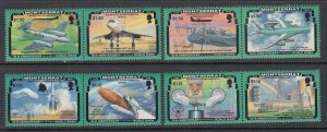 Montserrat 863-866 Aviation MNH VF