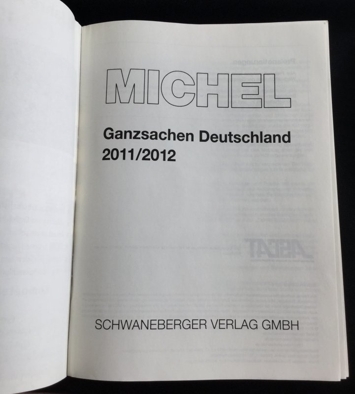 Michel Ganzsachen-Deutschland 2011/2012 In German LPB