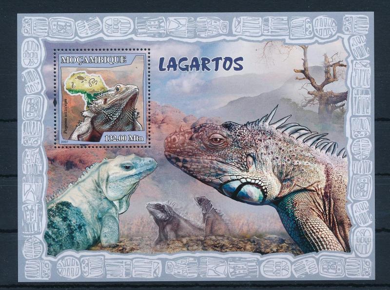 [32401] Mozambique 2007 Reptiles  MNH Sheet