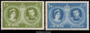 Iran Scott 1164-1165 Mint never hinged.