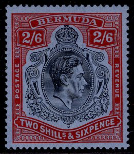 BERMUDA GVI SG117, 2s 6d black & red/grey-blue, M MINT. Cat £70.