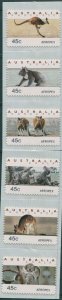 Australia CPS Kangaroos and Koalas Aeropex uncut strip MNH