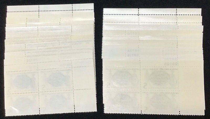 1316 Federation Women’s Clubs  MNH  Untagged  5 c 25 plate block FV $5.00