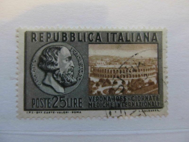 Italy Italia 1955 25L usato fine stamp A5P12F232