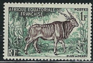 French West Africa 195 MLH 1957 issue (an5782)