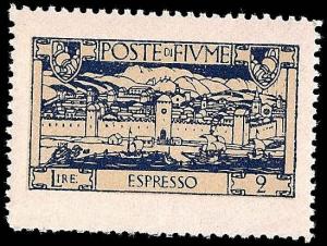 SCAN A478 MINT NEVER HINGED FIUME