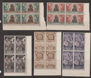 *KAPPYSSTAMPS 2971 ITALY POLISH ARMY ISSUE 4 FREEDOMS SET OF 5 MINT NEVER HINGED