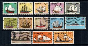 Singapore #336-348  Used  Scott $11.05