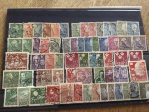 Sweden mounted mint or used stamps  A12401