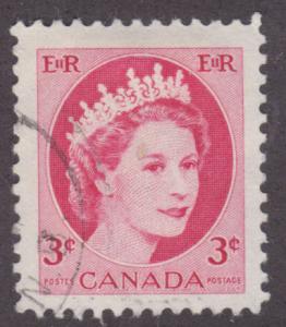 Canada 339 Queen Elizabeth II, Wilding Portrait 1954