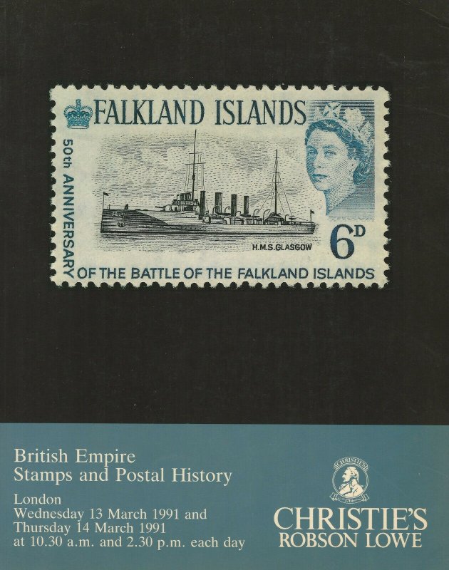 British Empire Stamps & Postal History, Christie's Robson Lowe, Mar. 13-14, 1991