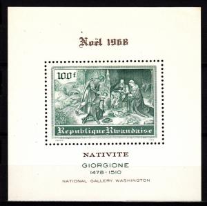 Rwanda souv. sheet 280 mnh