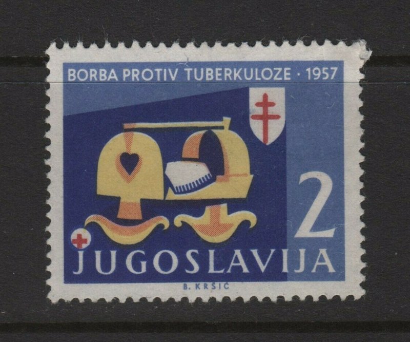 Yugoslavia SCOTT (?) 1957 - Red Cross - Tuberculosis