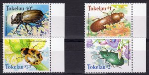 Tokelau 1998 Sc#255/258  Beetles-Insects Set (4) MNH