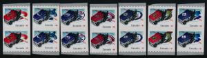 Canada 2779-85 Coil Pairs MNH NHL Zamboni's, Ice Hockey