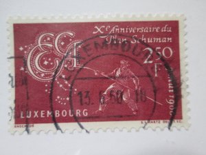 Luxembourg #359 used  2024 SCV = $0.25