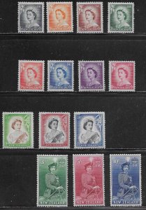 New Zealand Scott #'s 288 - 301 MH Short set