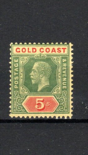 Gold coast 1916 green and red/yellow SG 182 MH 