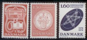 Denmark 1979 SC#626-8 MNH-OG L251