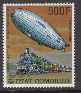 Comoro Island 252 Zeppelin Train MNH VF