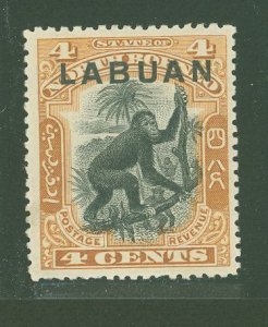 Labuan #96v Unused Single