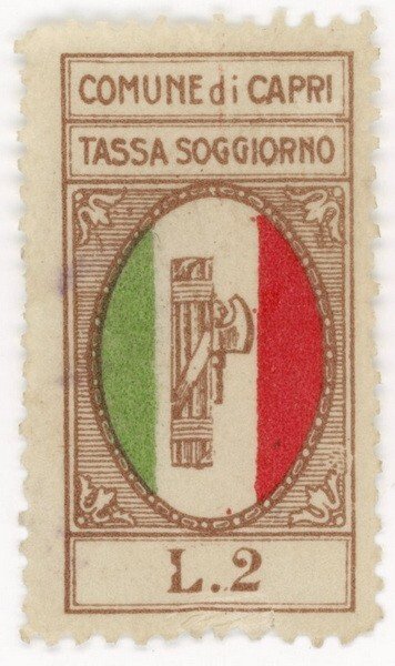 (I.B) Italy Revenue : Capri Residency Fee 2L (Tassa di Soggiorno)