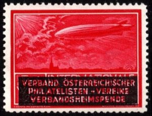 1933 Austria Poster Stamp WIPA International Postal Stamps Exhibition Vienna