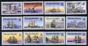 PITCAIRN IS. - 1988 - Ships, Definitives - Perf 12v Set - Mint Never Hinged