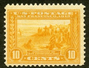 United States Scott 400 MNHOG - 1913 10c Panama-Pacific - SCV $260.00