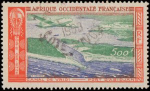 French West Africa #C16, Complete Set, 1951, Hinged