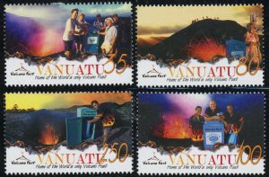 Vanuatu #869-872 Volcano Post Stamps Topical 2005 Mint LH