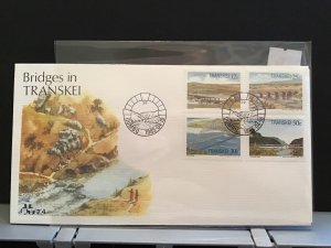 Transkei 1985 Bridges in Transkei  stamp cover R29021