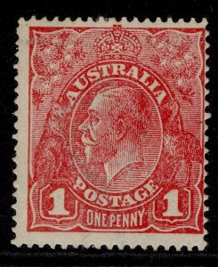 AUSTRALIA GV SG21c, 1d carmine-red, M MINT. Cat £15.