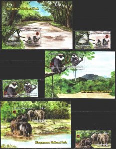 Sri Lanka. 2019. Sri Lanka fauna, butterflies, elephants. MNH.