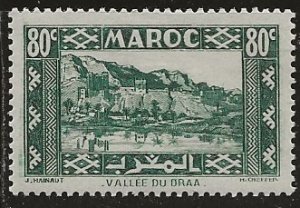 French Morocco ||| Scott # 163A -  MH