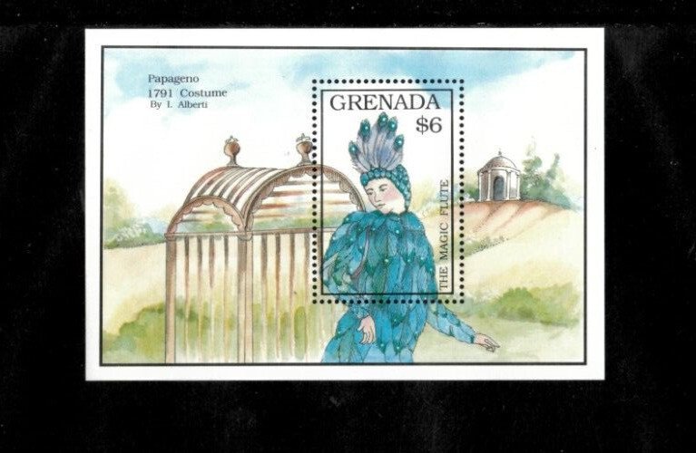 Grenada 1992 - Mozart - Souvenir Stamp Sheet - Scott #2150 - MNH