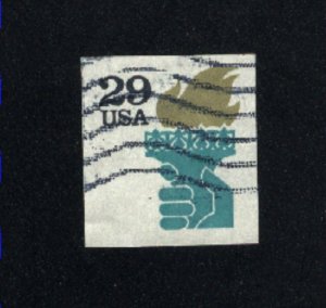 USA #2531A  2 used  1991 PD .11