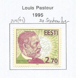 ESTONIA - 1995 - Louis Pasteur - Perf Single Stamp - Mint Lightly Hinged