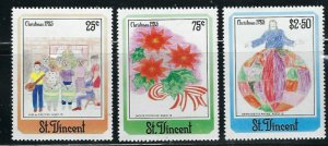 St Vincent 903-05 MNH 1985 Christmas