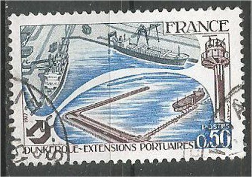 FRANCE, 1977, used  50c  Dunkirk Scott 1516