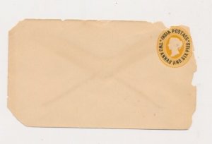 D288341 India Postal Stationery Cover 2 a 6p - ( Condition)