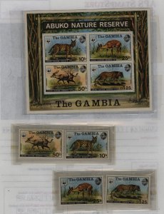 Gambia #344/341-344  Single (Complete Set)